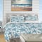 Designart 'Pattern of Blue Starfish' Coastal Bedding Set - Duvet Cover & Shams